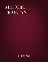 Allegro Trionfonte Orchestra sheet music cover